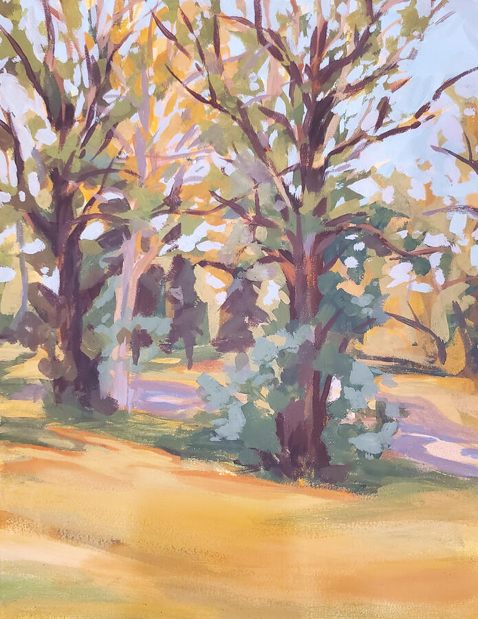Strathcona Autumn - Plein Air